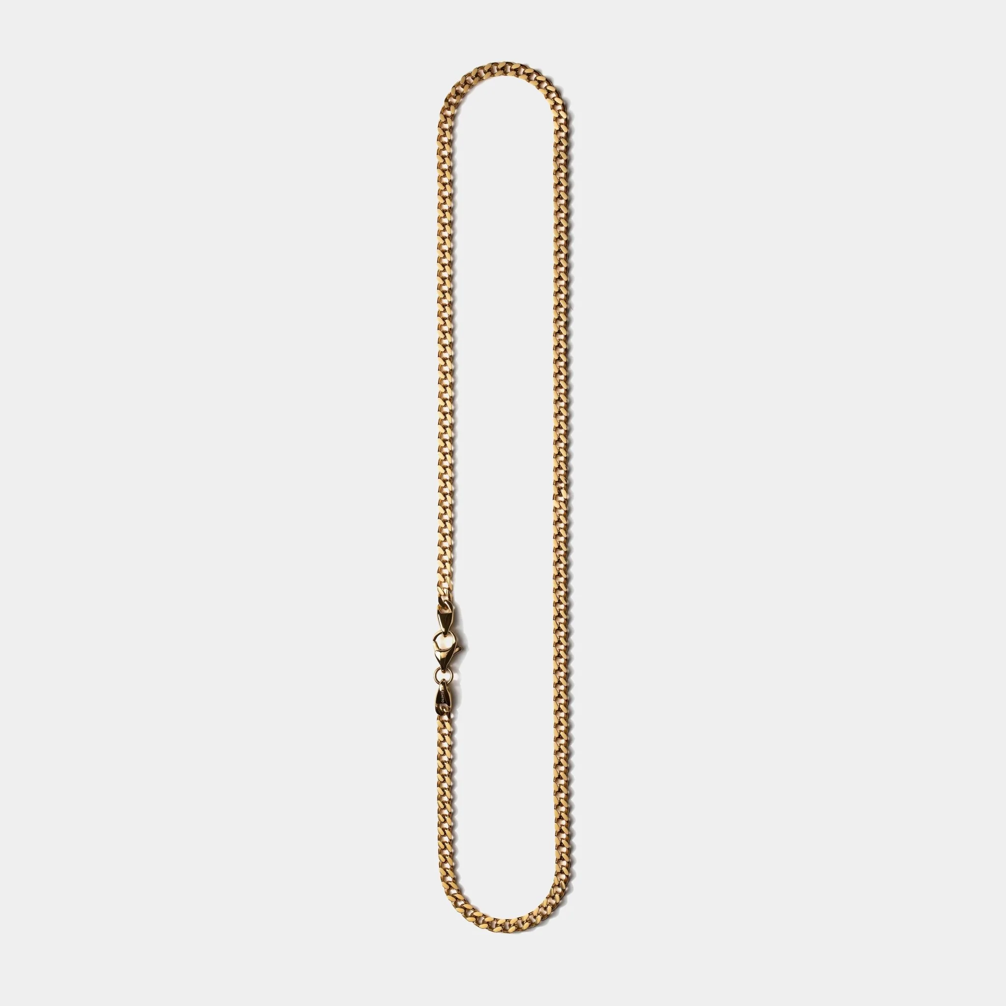 Cuban Chain Necklace Gold (4mm) - Image 2