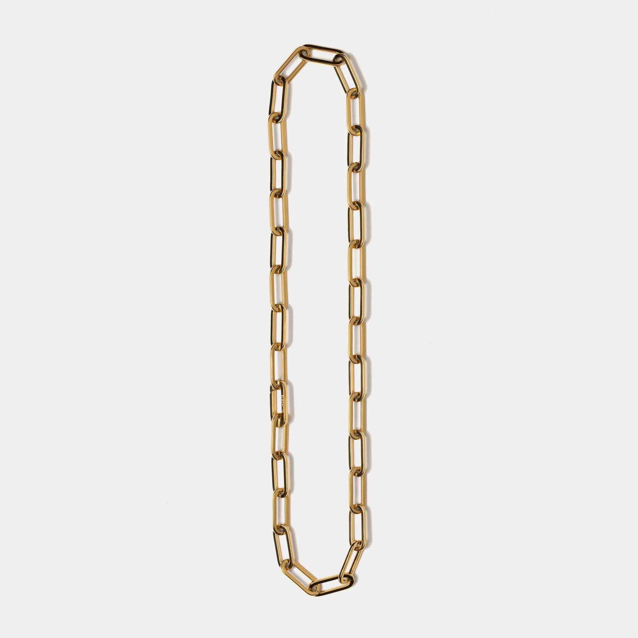 Paperclip Necklace Gold - Image 2