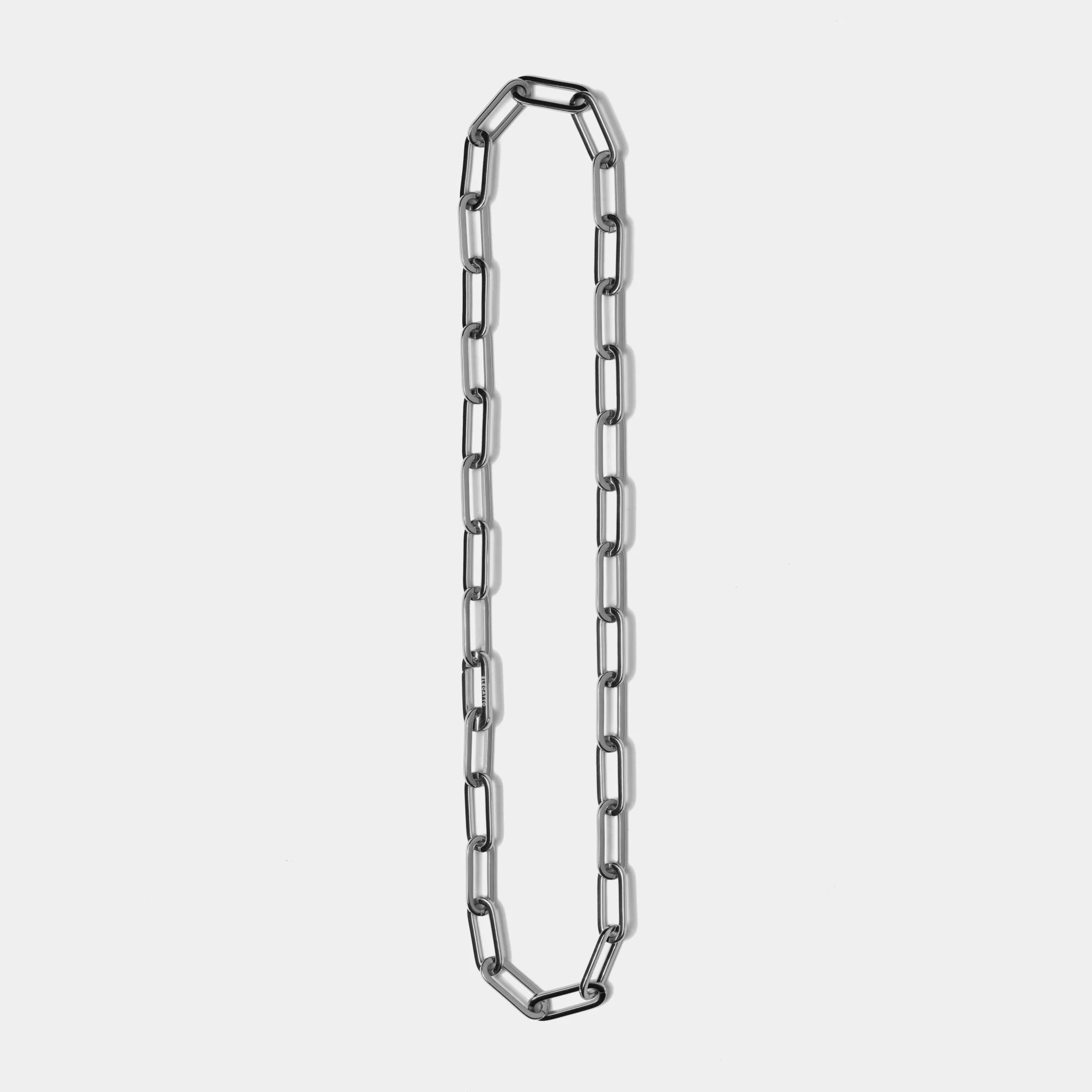 Paperclip Necklace Silver W - Image 2