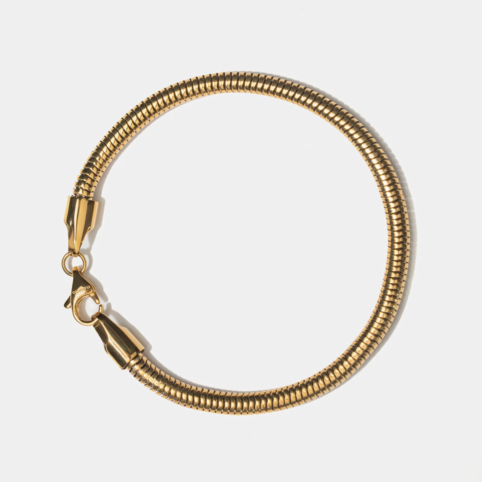 Snake Chain Bracelet Gold (4mm) W - Image 2