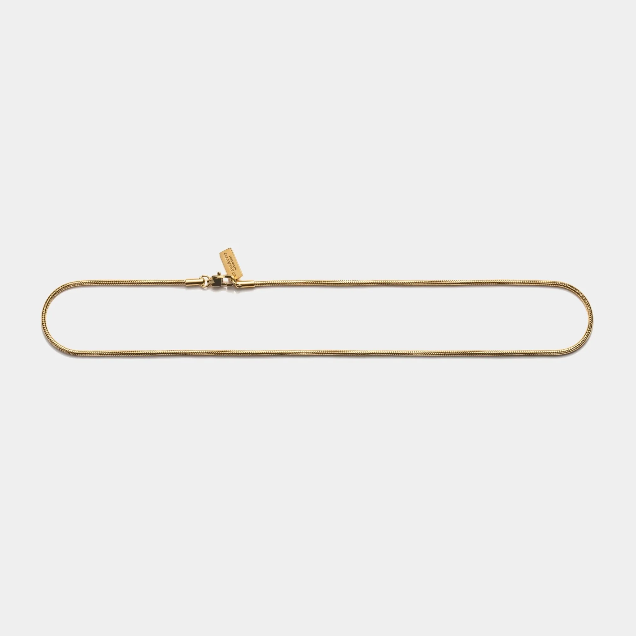 Snake Chain Necklace Gold - Image 2